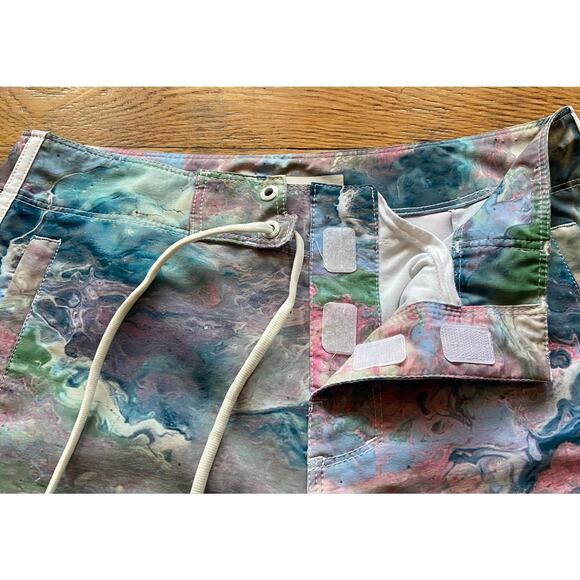 CG HABITATS OG Athletic Fit 309 Pink/Blue Boardshorts Mens sz 28 - Picture 3 of 12